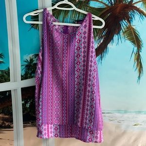 NWOT Layered Dressy Tank